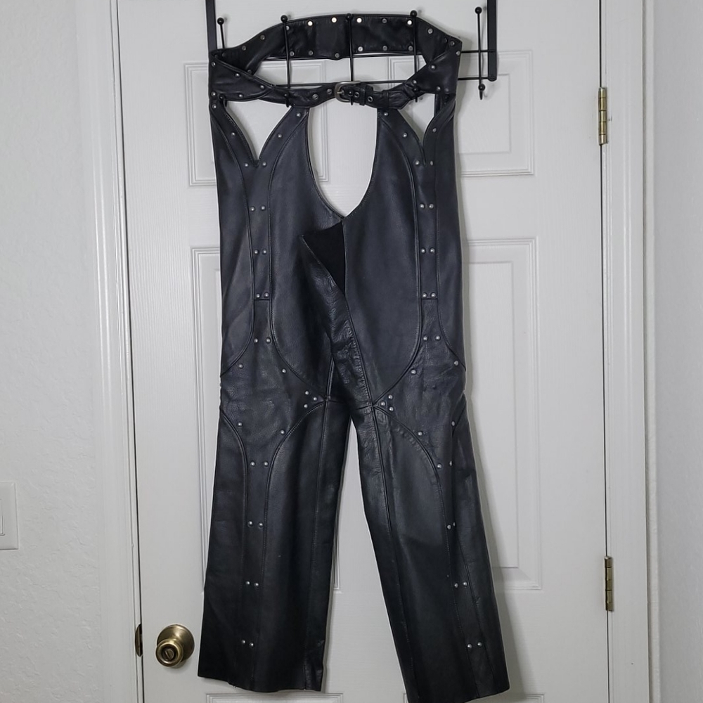 Harley-Davidson Black Straight-Leg Pants